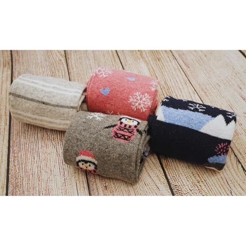 Pack 4 pares · Pingüinos de lana