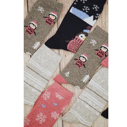 Pack 4 pares · Pingüinos de lana