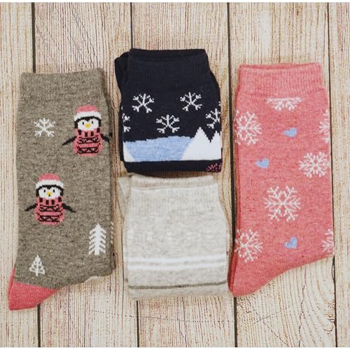 Pack 4 pares · Pingüinos de lana